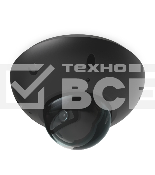 Купольная камера 4K PoE Ubiquiti UniFi Protect Camera G6 Dome Black с ночным видением, интеллектуальным распознаванием и прочным антивандальным корпусом.