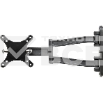 Кронштейн для телевизора Kromax TECHNO-1 темно-серый, 10'-26' макс. 15 кг, настенный, поворот и наклон, фото5