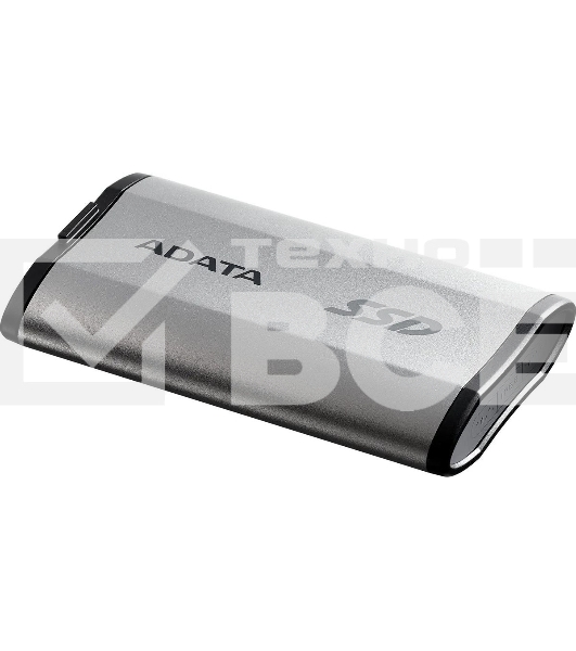 Внешний SSD ADATA SD810, 1TB, USB 3.2 Gen 2x2 Type-C, R/W 2000/2000, серебристый