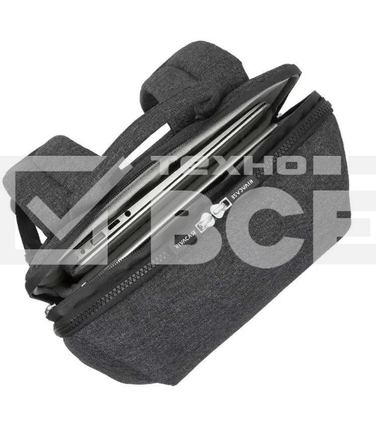 Рюкзак для ноутбука 15.6' Riva 8861 черный полиуретан/полиэстер