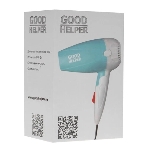 Фен Goodhelper HD-F083 голубой/белый, 800 Вт, компактный, фото6