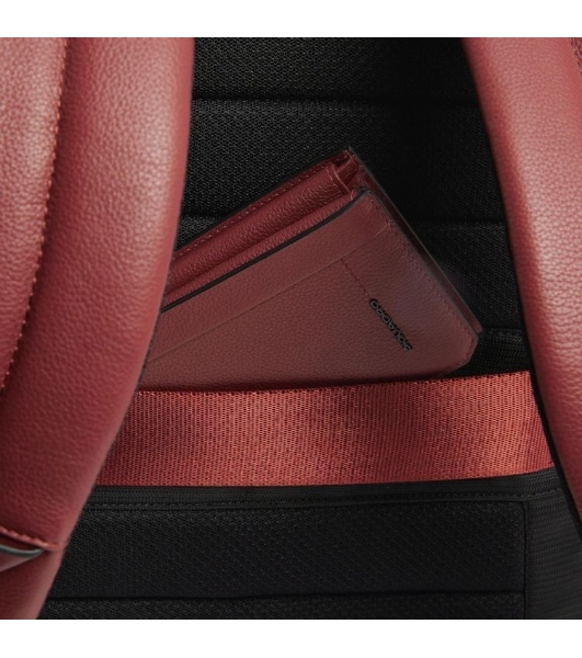 Рюкзак мужской Piquadro Russel CA6767W137/CU красное дерево кожа