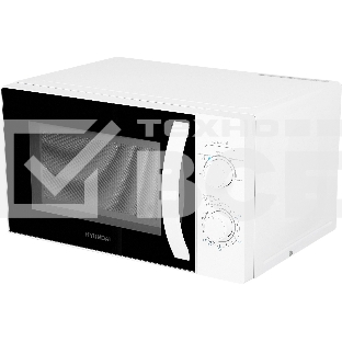 Микроволновая печь Hyundai HYM-M2067 белый, 20 л, 700 Вт, переключатели - поворотный механизм
