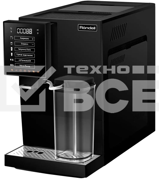 Кофемашина Rondell RDE-1118 1350Вт черный