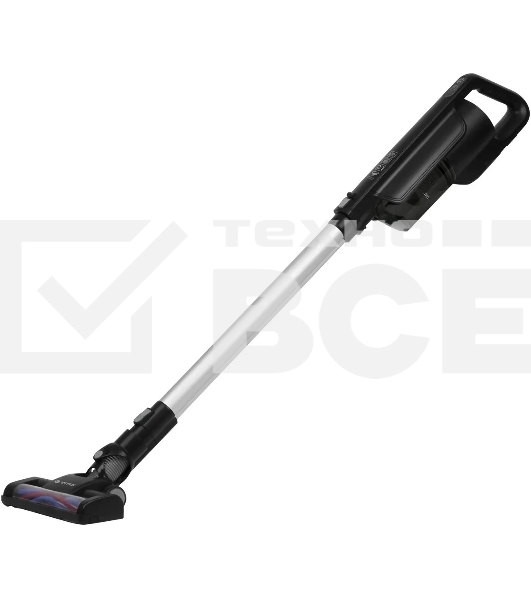 Пылесос вертикальный Vitek Midnight VT-1832 черный/серебристый, питание от аккумулятора, 120 Вт, уборка сухая, пылесборник 0.4 л, работа от АКБ max 35 мин