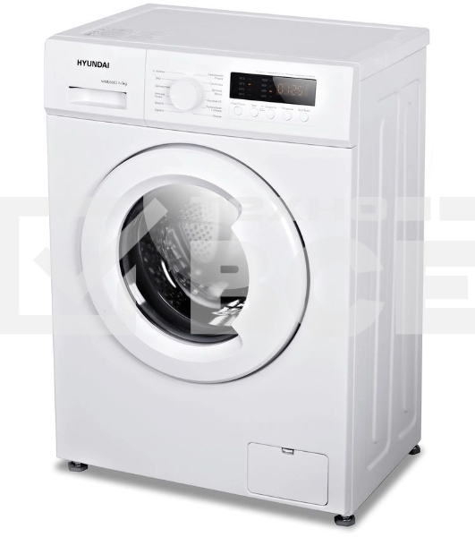 Стиральная машина Hyundai WME6003 белый, загр. фронтальная макс.: 6 кг 1000 об/мин класс: А++