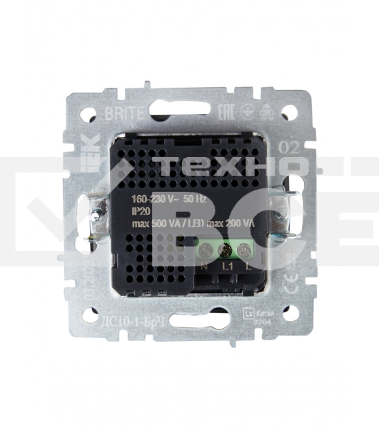 Датчик движения IEK BRITE ДС10-1-БрЧ BASE черный