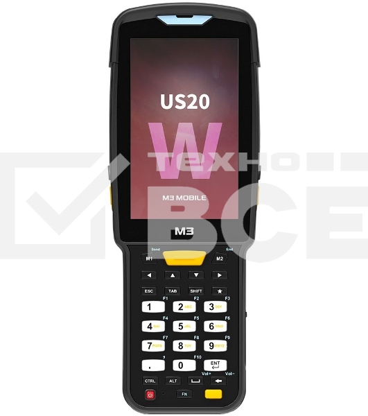Терминал сбора данных M3 Mobile S20W0C-QLCWRE-HF 2D Image Zebra SE4850, 4/64 Гб, Android 10, USB, Bluetooth, WiFi, NFC, MicroSD, SIM, 2G, 3G, 4G, 4 