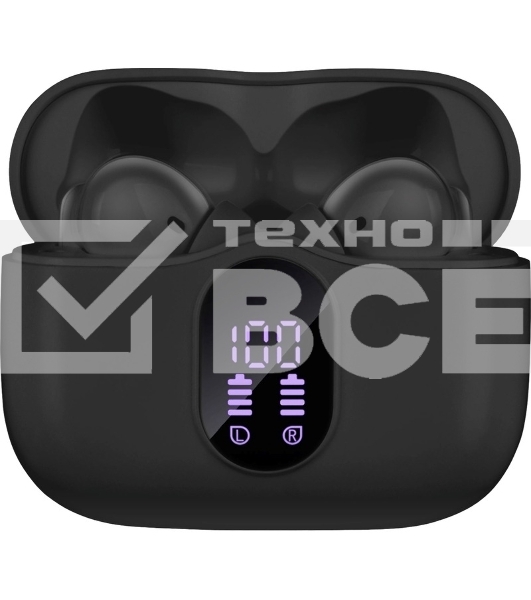Беспроводные внутриканальные наушники с микрофоном Sven E-315B, черный (Bluetooth, TWS, ANC, ENC, APP)