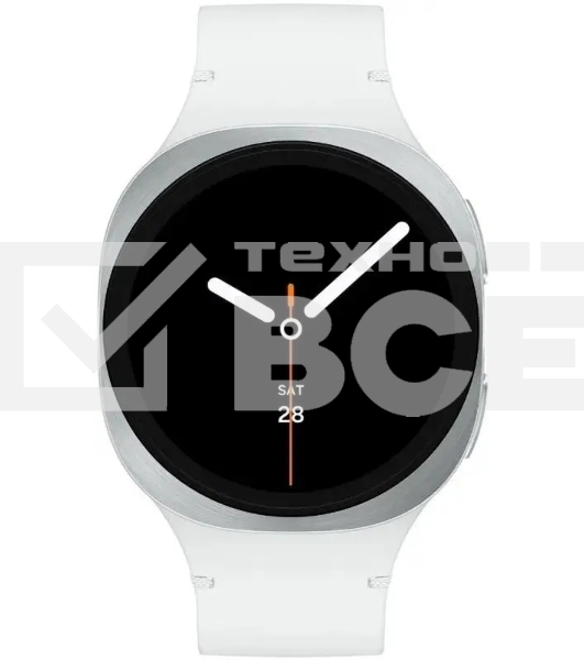 Умные часы Samsung Galaxy Watch 8 LTE 40мм 1.47' Super AMOLED корп.серебристый рем.серебристый (SM-L325FZSACAU)