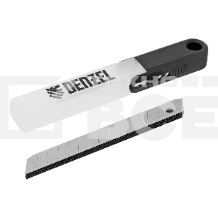 Лезвия Denzel 9 мм, сталь SK5 - 0,4 мм, 10 шт.