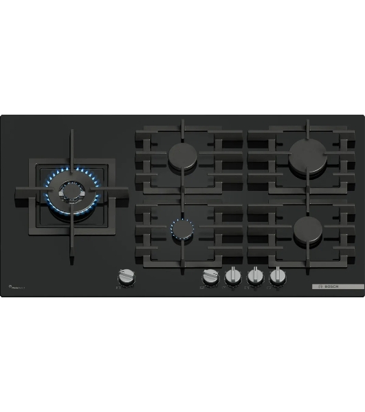 Газовая варочная панель Bosch PPM9A6I40 черный
