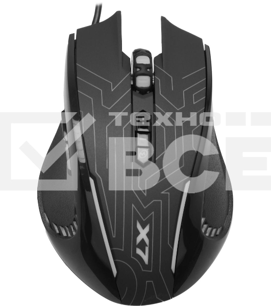 Мышь проводная A4Tech X87 черный, 2400 dpi, USB, кнопки - 8