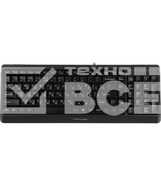 Клавиатура проводная A4Tech Fstyler FK15, USB, черный