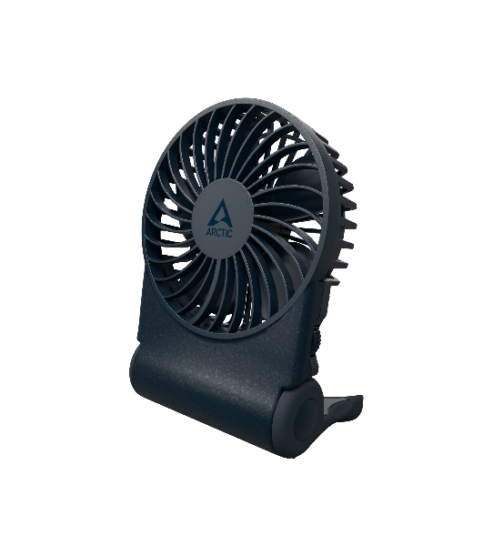 Вентилятор Arctic Cooling Arctic Summair 2Go темно-синий, настольный, 5 Вт, бесступенчатая регулировка, 9.1 см