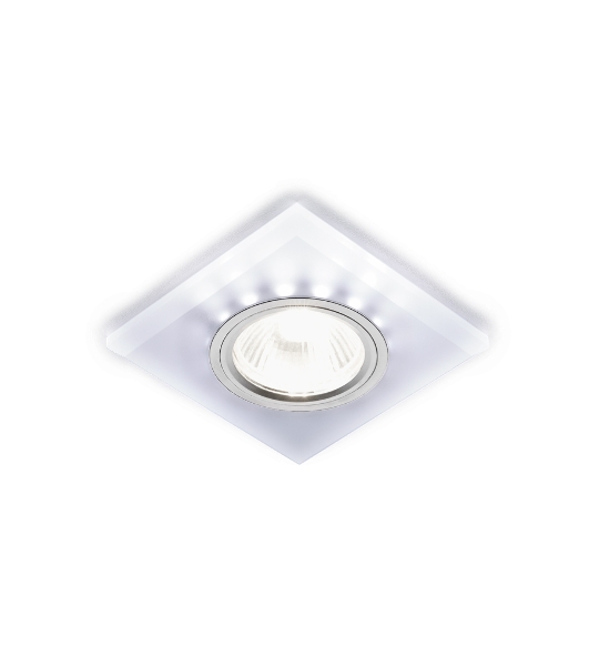 Встраиваемый точечный светильник S215 W/CH/WH матовый/хром/MR16+3W(LED WHITE)