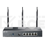VPN-маршрутизатор TP-Link ER706W Omada с гигабитными портами и поддержкой Wi-Fi AX3000, 1 гиг. SFP WAN/LAN, 1 гиг. RJ45 WAN, 4 гиг. RJ45 WAN/LAN, USB 3.0, до 574 М/с на 2,4 ГГц + до 2402 М/с, фото 1