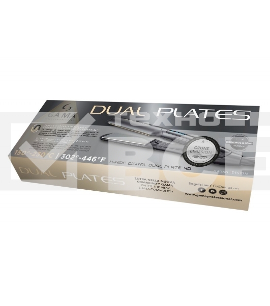 Выпрямитель для волос GA.MA X - WIDE DIGITAL PTC 4D DUAL PLATES (GI3033)