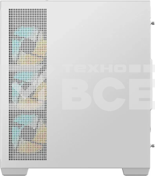 Компьютерный корпус Gigabyte GB-C500PI ST белый без БП ATX 3x120mm 6x140mm 2xUSB3.0 1xUSB3.1 audio bott PSU