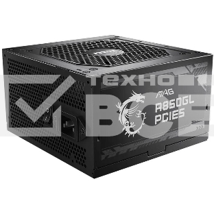 Блок питания MSI MAG A850GL PCIE5 , 850W, 80+ Gold, полностью модульный, ATX 3.0, PCIE5
