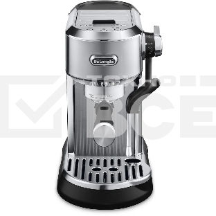 Кофеварка рожковая DeLonghi EC950.M (0132106249) серебристый, исп. кофе - молотый/чалды, 1.6 л, 1450 Вт, 15 Бар