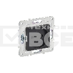 Розетка SKANDY 10А без заземл. без защ. шторок SK-R02Bl черный IEK SK-R10-10-K02, фото 1