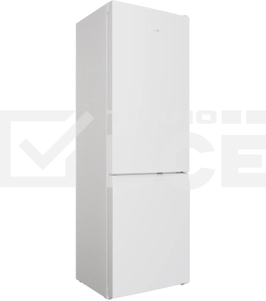 Холодильник Hotpoint HT 4180 W белый/серебристый двухкамерный 220/78л морозилка снизу, Total No Frost