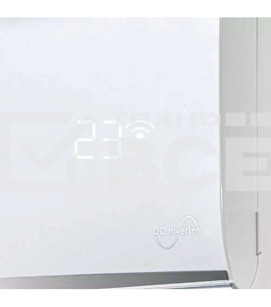 Блок внутренний сплит-системы Electrolux Smartline DC EACS/I-24HSM/N8_V2/in инвертор, 24000 BTU, 70 м², 35 дБ, охлаждение, обогрев, осушение, белый