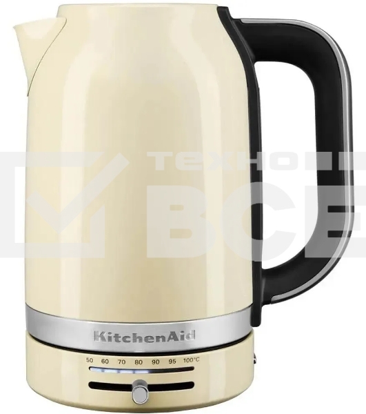 Чайник электрический KitchenAid 5KEK1701EAC кремовый, 1,7 л, 2400 Вт