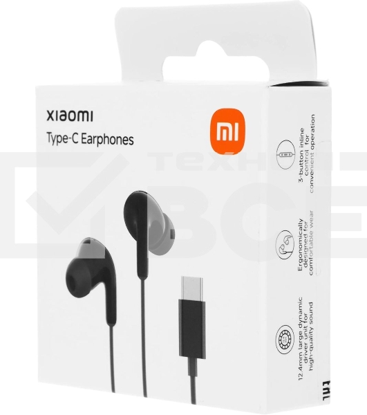 Наушники Xiaomi Type-C Earphones черный M2413E1