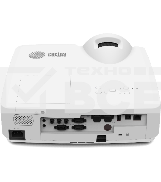Проектор Cactus Bright CS-V1.WT 3LCD 4000Lm ANSI (1024x768) 30000:1 ресурс лампы:10000часов 1xUSB typeA 1xUSB typeB 2xHDMI 4кг