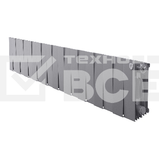 Радиатор биметаллический Royal Thermo PianoForte 200 Серебристый - 20 секц.