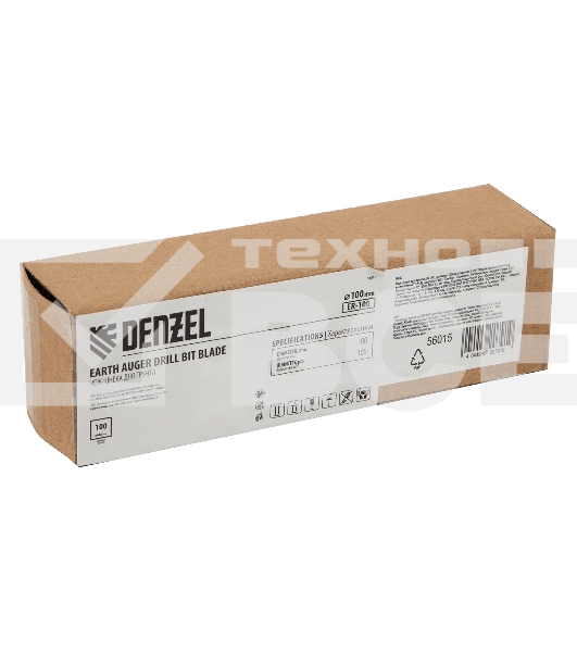 Нож шнека для грунта Denzel ER-100, диаметр 100 мм, комплект 2 шт