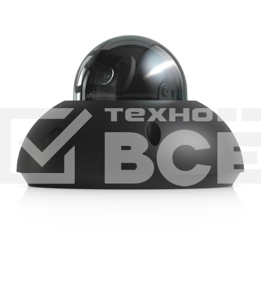 Купольная камера 4K PoE Ubiquiti UniFi Protect Camera G6 Dome Black с ночным видением, интеллектуальным распознаванием и прочным антивандальным корпусом.