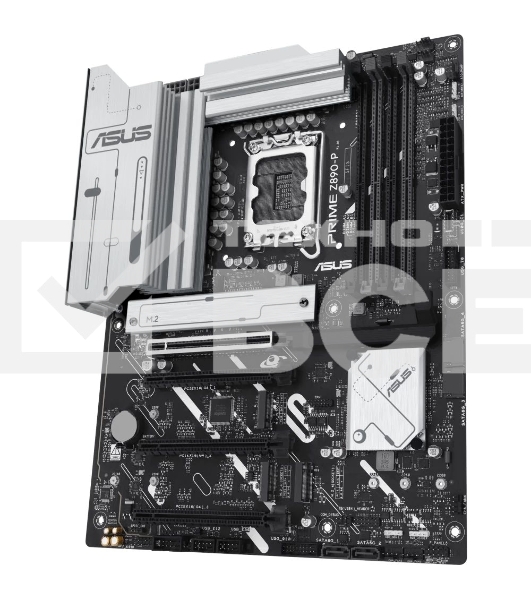 Материнская плата ASUS PRIME Z890-P, LGA 1851, Intel Z890, 4xDDR5, 4xSATA, 4xM.2, 1xPCIe 5.0 x16, 2xPCIe 4.0 x4, 1xPCIe 4.0 x1, 1xHDMI, 1xDP, 1xUSB-C (видеовыход), 1x 2.5Gb LAN, 4xUSB-A 2.0, 2xUSB-A 3.2 Gen 1, 1xUSB-A 3.2 Gen 2, 1xUSB-C 3.2 Gen 2x2, 3x3.5 мм, 7.1, ATX