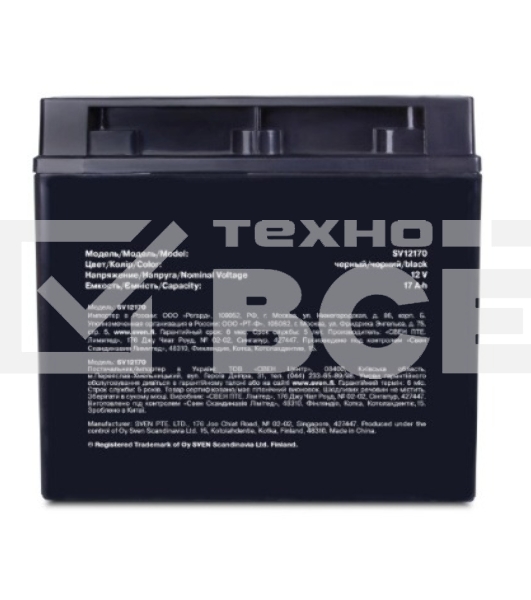 Батарея для ИБП SVEN SV12170 (12V 17Ah)
