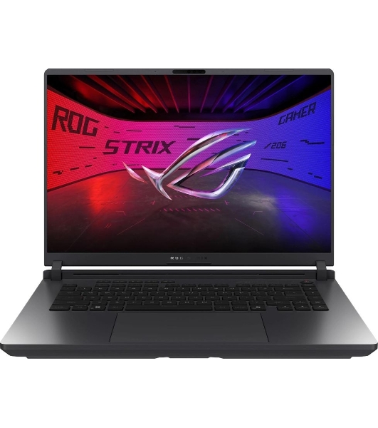 Ноутбук ASUS ROG Strix G16 G615LR-S5348/16'/IPS/Intel Core Ultra 7 255HX/32GB/1024GB SSD/NVIDIA GeForce RTX 5070 Ti 12GB/Без ОС/серый/2.65kg