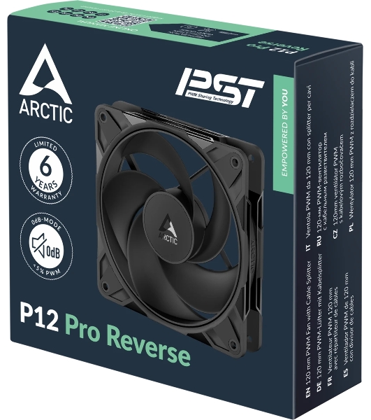 Вентилятор корпусной ARCTIC P12 Pro Reverse A-RGB ACFAN00332A