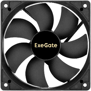 Вентилятор корпусной ExeGate EP12025B2P, 120 мм, 1850 об/мин, 30 дБ, 2-pin, без подсветки