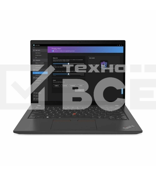 Ноутбук Lenovo ThinkPad T14 Gen 4 i7-1355U 16Gb SSD 512Gb Intel UHD Graphics 14 WUXGA IPS TS Cam 39.3Вт*ч Win11Pro(ENG) KBD RU\ENG Черный 21HD0077US