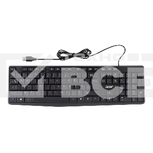 Клавиатура Acer OKW121 (ZL.KBDEE.00B) проводная, USB, черный