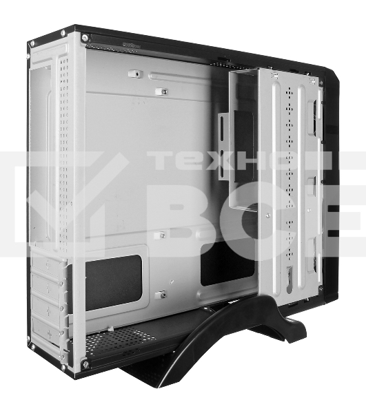 Компьютерный корпус Desktop ExeGate EX288781RUS MI-207U-350W-8 (miniITX/mATX, БП M350 с вент. 8см, 1*USB+1*USB3.0, аудио, черный)