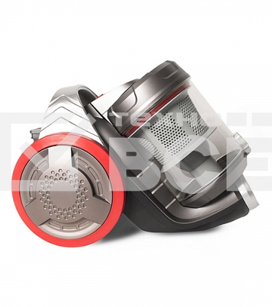 Пылесос BQ VC1606C серо-красный, 420/1600 Вт, уборка сухая, пылесборник контейнер 3 л