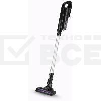 Пылесос вертикальный Vitek Midnight VT-1832 черный/серебристый, питание от аккумулятора, 120 Вт, уборка сухая, пылесборник 0.4 л, работа от АКБ max 35 мин