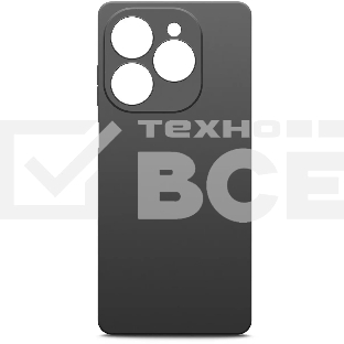 Чехол (клип-кейс) BoraSCO для Tecno Spark 20 Pro Silicone Case черный