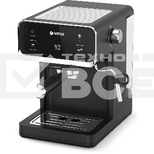 Кофеварка рожковая Vitek VT-1516 1000Вт черный