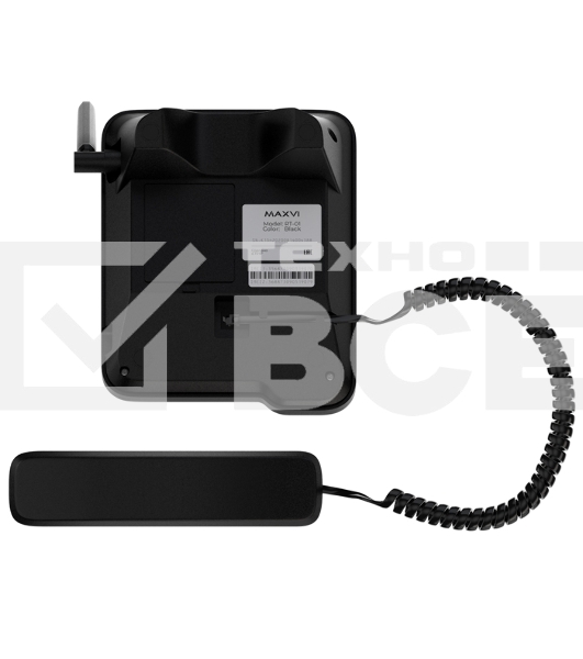 Телефон проводной Maxvi RT-01 черный
