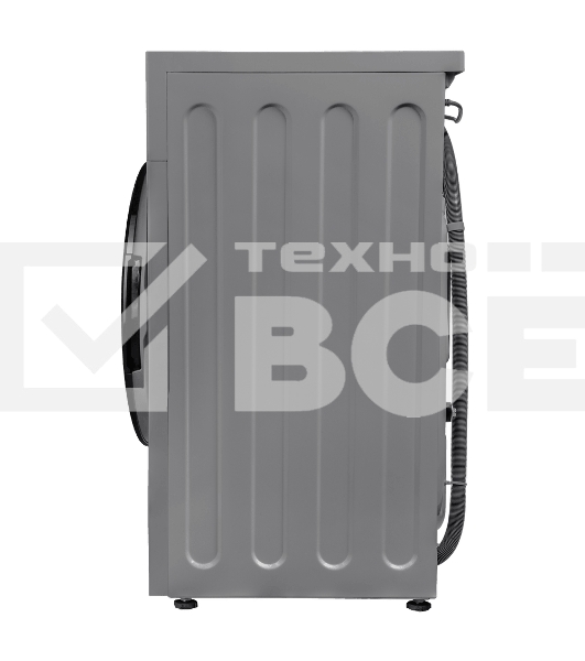 Стиральная машина Maunfeld MFWM148STSL02 серебристая, загрузка фронтальная 8кг, 1400 об/мин., класс: A+++