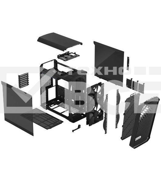 Компьютерный корпус Fractal Design Torrent Compact черный TG Dark Tint/FD-C-TOR1C-01