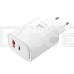 Сетевое зарядное устройство MORE CHOICE (4620202555595) NC82 1USB+1Type-C 3.0A PD 35W+QC3.0, белый, фото4